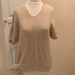 NEW — Soft Lou & Gray Tan Textured Sweater - S